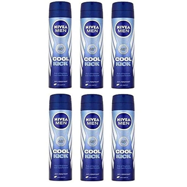 Nivea Men Cool Kick Stick Deodorant Antiperspirant Wholesale 6 Pack X 1.35 Oz