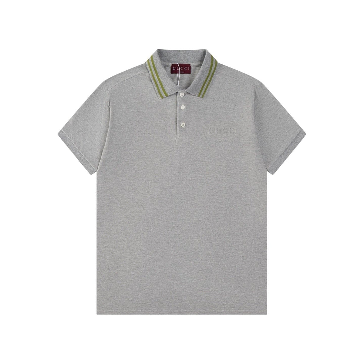 Gucci Luxury T-shirt with Collar Grey - Premium Cotton Comfort